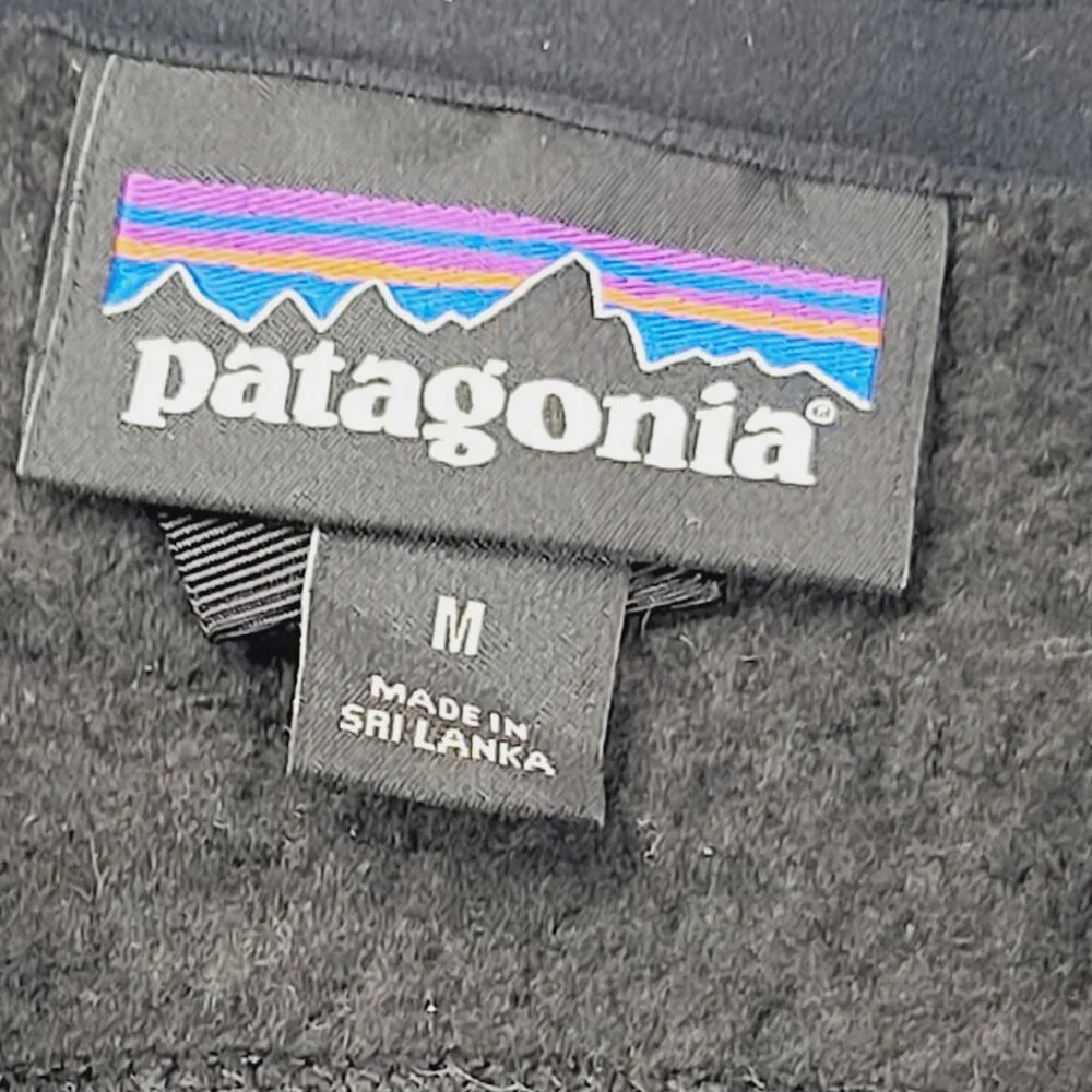 Patagonia Men's Black Better Sweater Sleeveless Thermal Fleece Vest Size M‎
